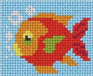 Haft. Moje pierwsze wyszywanie - Żółwik 2