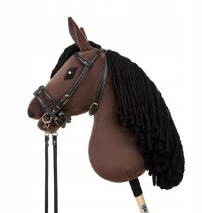 Handlosfera Ogłowie dla Hobby Horse Skippi czarne 3