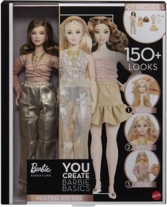 Lalka Barbie Mattel You Create Barbie Basics Zestaw neutralny 003 (JJX37) 4