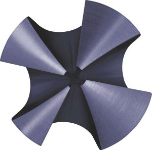 Pogłębiacz stożk.DIN335C HSS, 90st.,3-pow.chwyt 20,5mm TiAlN z 4 z nierów.podz. 8