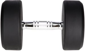 UnderFit Hantla gumowana 17,5 kg UNDERFIT do ćwiczeń siłowych fitness 2