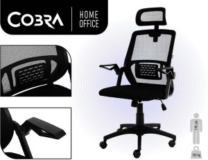 Krzesło biurowe Cobra Office One HF301BK Czarne 15