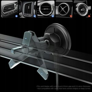 SPIGEN EV15MAQ ESSENTIAL MAGNETIC MAGSAFE VENT CAR MOUNT WIRELESS CHARGER 15W Qi2 BLACK 3