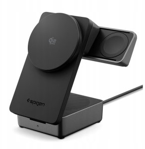 SPIGEN EF323MQ ESSENTIAL 3IN1 MAGNETIC MAGSAFE WIRELESS CHARGER 25W Qi2.2 BLACK 4