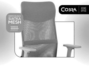 Krzesło biurowe Cobra Office One HF303GY Szare 15