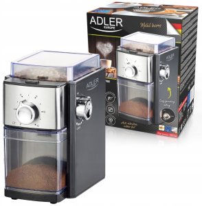 Młynek Elektryczny Do Kawy Żarnowy Mocny Xl Regulacja Mielenia Wydajny 300W 2