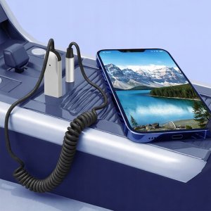 Qoltec Bezprzewodowy adapter odbiornik dźwięku Audio HiFi Home&Car| Bluetooth 6.0 | 2 x RCA | 1 x AUX 3.5mm| USB | Mikrofon 3