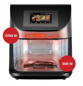 FRYTKOWNICA BEZTŁUSZCZOWA AIR FRYER 8L WIFI NIEPRZYWIERAJĄCA 10 P 2200W 18