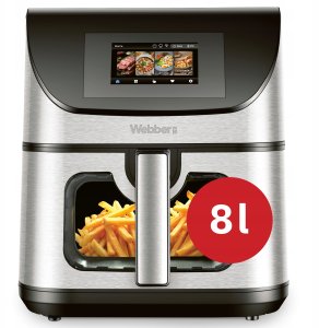FRYTKOWNICA BEZTŁUSZCZOWA AIR FRYER 8L WIFI NIEPRZYWIERAJĄCA 10 P 2200W 7