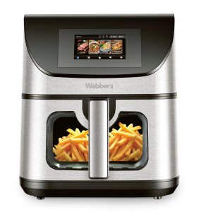 FRYTKOWNICA BEZTŁUSZCZOWA AIR FRYER 8L WIFI NIEPRZYWIERAJĄCA 10 P 2200W 10