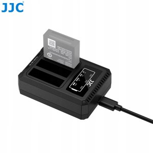 Ładowarka do aparatu JJC Potrójna Ładowarka Usb Na 3x Akumulator Bateria Db-120 Db120 Do Ricoh Gr Iv / Dch-db120tc 6