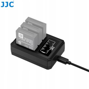 Ładowarka do aparatu JJC Potrójna Ładowarka Usb Na 3x Akumulator Bateria Db-120 Db120 Do Ricoh Gr Iv / Dch-db120tc 7