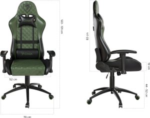 Fotel Cobra DRACO CRF194 Zielony 7