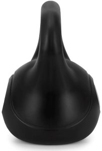 Kettlebell 8 kg odważnik, hantla do ćwiczeń ABS kula do treningu siłowego, czarny UNIWERSALNY 2