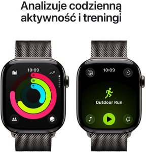 Smartwatch Apple Watch 11 GPS + Cellular 42mm Slate Titanium Milanese Loop Grafitowy  (MF8U4ET/A) 4