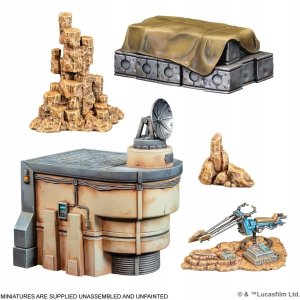 Atomic Mass Games Star Wars Legion 2.0: Galactic Battlefield Terrain Starter Set 3