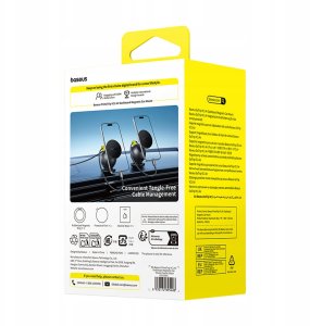 Uchwyt magnetyczny Baseus PrimeTrip VC1 Air na deskę rozdzielczą kompatybilny z MagSafe - czarny 12