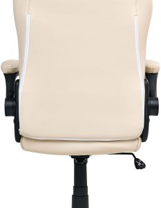 Krzesło biurowe Obrotowy TRIUMPHER Ekoskóra Złamana biel 8