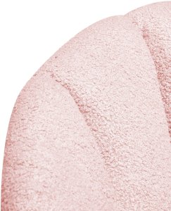 Krzesło obrotowe ANNABELLE Boucle Pastelowy róż 7