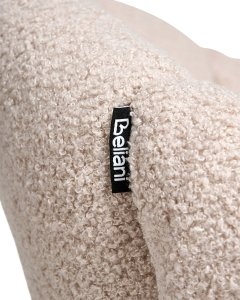 Krzesło obrotowe ANNABELLE Boucle Beżowy 9