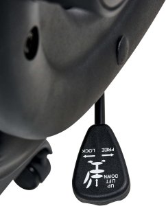 Krzesło biurowe Obrotowy TRIUMPHER Ekoskóra Czarny 9