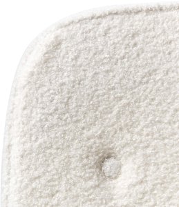 Krzesło obrotowe PAWNEE Boucle Złamana biel 9