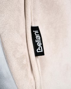 Krzesło biurowe Obrotowy PRINCESS Welur Beżowy 10