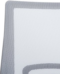 Krzesło biurowe regulowane czarno-białe SOLID 7