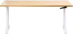 Biurko Beliani Destinas Jasnobrązowe 160 cm x 72 cm 7