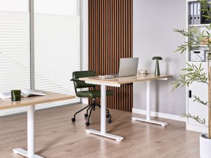 Biurko Beliani Destinas Jasnobrązowe 120 cm x 60 cm 4