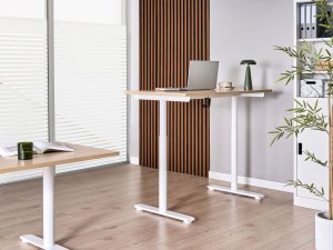 Biurko Beliani Destinas Jasnobrązowe 120 cm x 60 cm 6