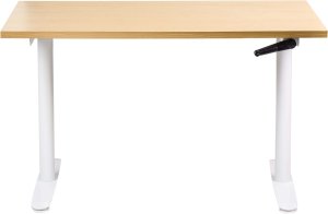 Biurko Beliani Destinas Jasnobrązowe 120 cm x 60 cm 7