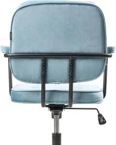 Krzesło obrotowe PAWNEE Welur Błękitny 7