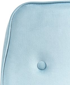 Krzesło obrotowe PAWNEE Welur Błękitny 8