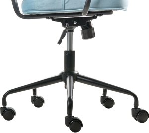 Krzesło obrotowe PAWNEE Welur Błękitny 10