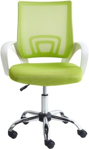 Krzesło biurowe regulowane limonkowe SOLID 4