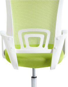 Krzesło biurowe regulowane limonkowe SOLID 5