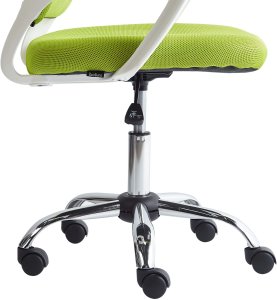 Krzesło biurowe regulowane limonkowe SOLID 8