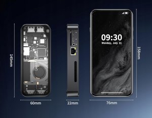 DreamQuest Mini Plus Mini PC Intel N95 3,4 GHz 12GB LPDDR5 512GB SSD 6