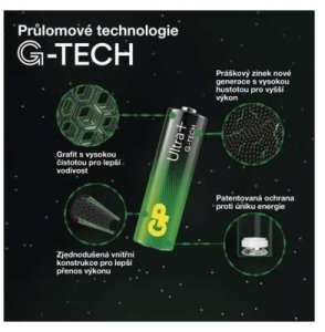 Bateria GP AA Ultra+ Alkaline LR06 bl/10 2