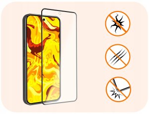 Szkło Hartowane Do Google Pixel 9A (Pełne, 5D, Szybka, 9H, Ochronne) 2