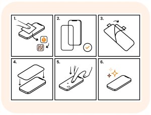 3-PAK Szkło Hartowane Do Motorola Moto G56 5G (Pełne, 5D, Szybka, 9H) 13