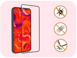 Hello Case 2-PAK Szkło Hartowane Do Google Pixel 9A (Pełne, 5D, Szybka, 9H, Ochronne) 3