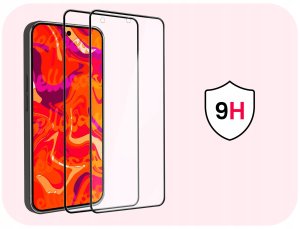 Hello Case 2-PAK Szkło Hartowane Do Google Pixel 9A (Pełne, 5D, Szybka, 9H, Ochronne) 6