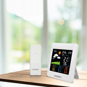 STACJA POGODOWA Z DCF METEO SP106 POGODYNKA 3 CZUJNIKI 5