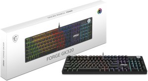 Klawiatura MSI FORGE GK-320 RED Gaming Keyboard przewodowa 5