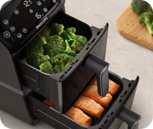 Frytkownica beztłuszczowa Philips Stacked Dual Basket NA460/00 3