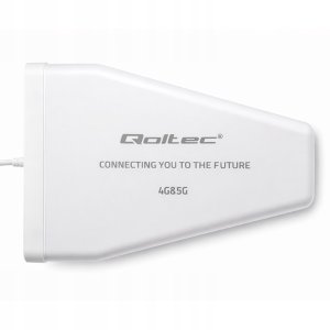Antena 4G 5G LTE Qoltec 9dBi | kierunkowa | zewnętrzna | N female | wodoodporna | 3m 6