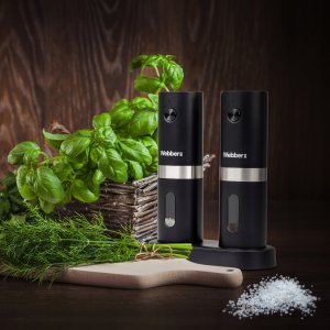 MŁYNEK DO PIEPRZU I SOLI ELEKTRYCZNY na BATERIE MŁYNEK DO SOLI 2 SZT WEBBER 12