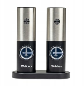 MŁYNEK DO PIEPRZU I SOLI ELEKTRYCZNY na BATERIE MŁYNEK DO SOLI 2 SZT WEBBER 3